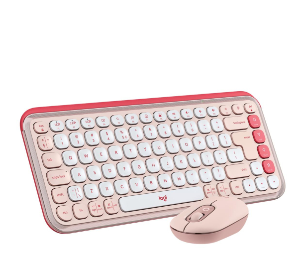Logitech POP ICON Combo różowa - 1276188 - zdjęcie 3